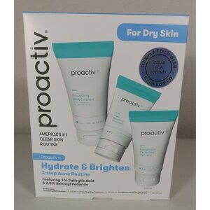 Proactiv Hydrate & Brighten 3-Step Acne Routine for Dry Skin EXP 05/26